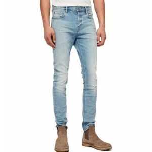 All Saints Mens Cigarette Skinny Jeans Size 33 W 34×31